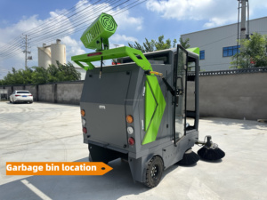 Nouvelle balayeuse de voirie électrique D20 48V 150Ah sans entretien, moteur AC 2000W, 20 km/h, machine industrielle de balayage de rue - Product Image 3
