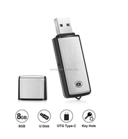 Micro enregistreur vocal numérique portable USB, prix abordable, appareil d'enregistrement audio, enregistreur vocal USB pour réunions