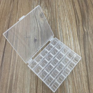 Transparent Plastic Bobbin Case <b>Set</b> 25 Colorful Plastic Bobbins For Machine <b>Sewing</b> Portable <b>Sewing</b> Accessories - Product Image 4