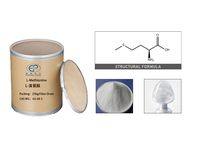 Poudre cristalline blanche de L-Méthionine de qualité USP EP, additif nutritionnel pour diverses industries, fournie directement par l'usine