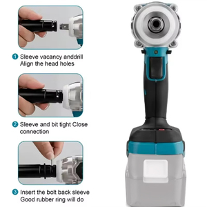 <span class=keywords><strong>Makita</strong></span> DTW285 tournevis électrique sans balais 18V, 280N.m, perceuse-<span class=keywords><strong>visseuse</strong></span> rechargeable à douille de 1/2 pouces, compatible avec batterie <span class=keywords><strong>Makita</strong></span> 18V - Product Image 5