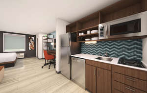 Everhome Suites Eigentijdse Meubels Groothandel Hotel Meubilair Hotel Kingsize Bed Hoofdeinde - Product Image 2