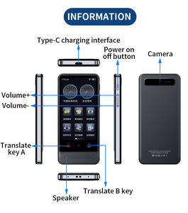 Stylo traducteur vocal WiFi M12 en temps réel avec écran tactile, <span class=keywords><strong>traduction</strong></span> instantanée hors ligne en <span class=keywords><strong>espagnol</strong></span>, arabe, russe, Android, IPS - Product Image 4