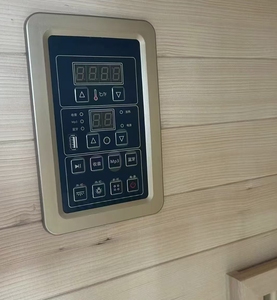 Sauna de Vapor Exterior Premium para 4 Personas, Cabina de Spa Resistente para el Hogar, Iluminación Suave, Sauna de Madera para Patio y Jardín, <span class=keywords><strong>Rumania</strong></span> - Product Image 5