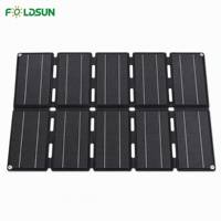 Panneau solaire pour l'alimentation d'urgence et l'énergie extérieure |   USB DC pliable et étanche |   Générateur portable