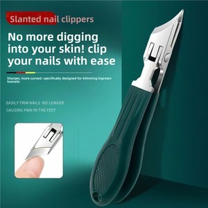 Nouvelles coupe-ongles à pointe affûtée, biseautées, à grande ouverture, originales, pour usage domestique - Product Image 1
