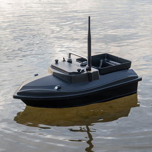 Flytec V050 2kg chargement d'appâts 4 lumières LED mangeoire à poisson double moteur hélice à trois pales conception bateau d'appât de pêche RC - Product Image 2