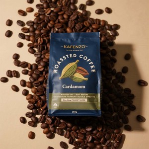 Sacchetti per Caffè Personalizzati con Valvola, Chiusura Laterale con Zip, Fondo Piatto, Riutilizzabili e Termosaldati - Product Image 1