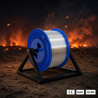 Fibre optique G657A2 en stock, 250µm 0,25mm, faible atténuation, pour centre de données FPV, résistance à la flexion, 50,4km/rouleau, 60,4km/rouleau