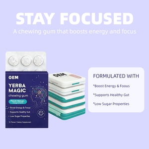 Chicle de Yerba <span class=keywords><strong>Mate</strong></span> que Proporciona un Impulso de Energía Natural, Alivia la Fatiga Mental, Refresca el Aliento y Apoya el Metabolismo - Product Image 4