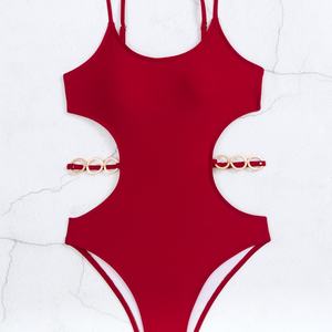 ชุดว่ายน้ำวันพีซแบบปรับได้ ดีไซน์หรูหรา สำหรับผู้หญิง ชุดว่ายน้ำฟิตเนส มีจำหน่าย - Product Image 5