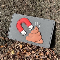 Patch tactique personnalisé en PVC, logo 3D en caoutchouc souple, badge durable à repasser, patchs auto-agrippants pour veste et sac à dos