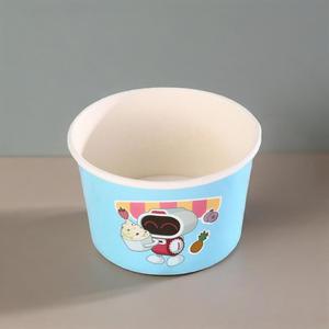 Logo personnalisé jetable papier double paroi tasse de crème glacée tasse de crème glacée emballage - Product Image 1