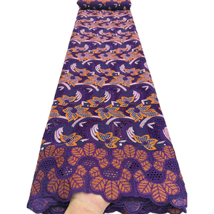 NI.AI 2026 Tela de Encaje Voile Africana de Alta Calidad en Suiza, Encaje Voile Nigeriano Suizo, Material para Vestidos de Mujer para Coser - Product Image 3