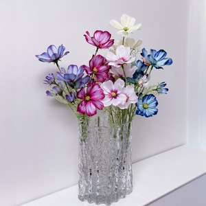 Fleur artificielle de cosmos unique, 30cm-100cm de haut, en soie, haute simulation, pour décoration intérieure et extérieure, idéale pour balcon - Product Image 2