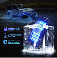 Kit d'éclairage LED RGBW étanche 18 LED avec télécommande et application, lumineux et durable, pour châssis de SSV, RZR, Sand Spider, Dune Buggy, camion