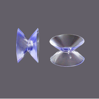 Ventouses en PVC double face transparentes, à double action, pour table en verre, meubles, fixation antidérapante, plusieurs tailles