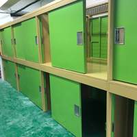 Mini-entrepôt standard en acier chinois, unité de rangement autonome, marque JX, garantie 5 ans, pour hôtel, garage, abri, dimensions 5x5, 10x20, 10x10
