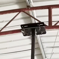 Ventilateur de plafond industriel HVLS, moteur 220V, ventilateur de toit pour l'aération des ateliers/des entrepôts