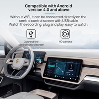 Kamera Dasbor Mobil, Kamera Dasbor Mobil Navigasi Android DVR Mobil Mini Kotak Hitam Tersembunyi Peraga Kecepatan USB Dash Cam Hd
