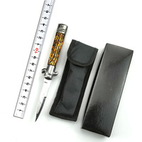 Couteau de poche pointu de haute qualité couteau de chasse de camping pliant avec poignée en résine AKC