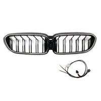 ZS para BMW 5 Series G30 G31 2017 - 2020 Car Bumper Kidney LED Light Lamp Grille Grill