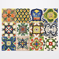 Carreaux de mur et de sol portugais, vente en gros d'usine, carreaux de décoration de restaurant de maison pour salon, carreaux d'escalier vintage de 15x15cm