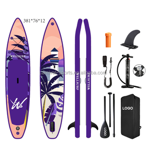 กระดานยืนพายแบบเป่าลมขนาด 335 ซม. 11 ฟุต รุ่น Factory Customized สำหรับเล่นเซิร์ฟและเล่นน้ำ คุณภาพสูง เหมาะสำหรับเล่นโยคะริมชายหาด - Product Image 6