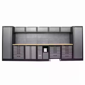 Armoire à outils industrielle robuste en acier avec tiroirs, chariot de rangement à roulettes pour entrepôt - Grande Vente - Product Image 5