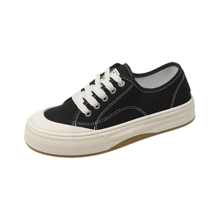 Zapatillas Casuales de Alta Calidad para Mujer, Transpirables, de Lona Blanca, Diseño Plano, para Otoño, de Doble Uso - Product Image 3