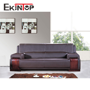Juego de Sofás Seccionales Modernos de Alta Calidad para Oficina Ejecutiva y Sala de Estar, Cuero PU, Estructura de Madera/Hierro, Tamaño y Color Personalizables - Product Image 5