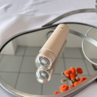 Épilateur portable 2 en 1 rechargeable, rasoir électrique étanche IPX6, machine à raser pour le corps féminin