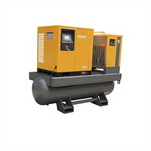 มอเตอร์ลมเย็นแบบหล่อลื่น 220V 5HP/7.5HP/10HP 300L สำหรับงานอุตสาหกรรม รุ่น Silent Screw - Product Image 1