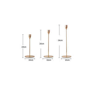 Juego <span class=keywords><strong>moderno</strong></span> de 3 piezas, candelabro de Navidad cónico de Metal, <span class=keywords><strong>farol</strong></span> decorativo y soporte para tarros - Product Image 6