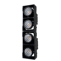 Projecteur LED COB étanche IP66 à 2 yeux 400W 2200W Blanc Froid DMX512 Lumière Matricielle LED Haute CRI 90 pour Scène Extérieure Concert Mariage
