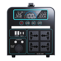 Générateur solaire portable LECOOVO E500S 500W avec onduleur à onde sinusoïdale pure, batterie LiFePO4, contrôleur MPPT pour usage extérieur et domestique
