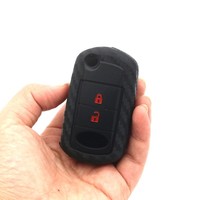 Porte-clés en carbone pliable avec télécommande, lot de 3 boutons pour Land Rover, Range Rover, Sport LR3