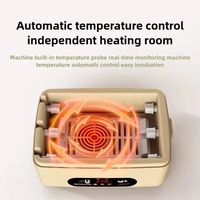Incubateur automatique USB ZYSY 6s pour volailles, mini-machine à couver avec contrôle de température pour poulets, oiseaux, canards, oies