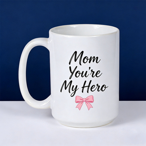 Mug en céramique personnalisé avec logo, 15 oz, coffret cadeau, design <span class=keywords><strong>Super</strong></span> Love Mom, mug à café imprimé pour la fête des mères - Product Image 3