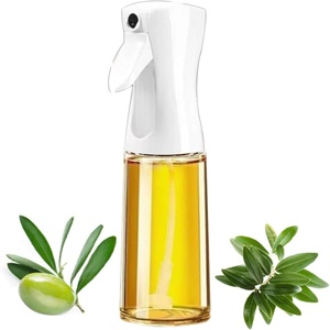 Pulvérisateur d'huile de cuisson en verre 200 ml, distributeur d'huile réutilisable, flacon pulvérisateur pour friteuse à air, bouteille de pulvérisation d'huile d'olive pour la cuisine et la pâtisserie - Product Image 1