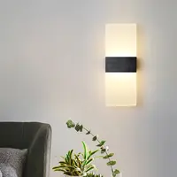 Moderne Led Wall Light Up Down Indoor Woonkamer Lezen Muurbeugel Light Led Acryl Eenvoud Decoratieve Wandlamp