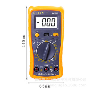Multímetro Digital Lixin-T VC830L, Medidor de Resistencia, Probador de Inyectores de Combustible - Product Image 5