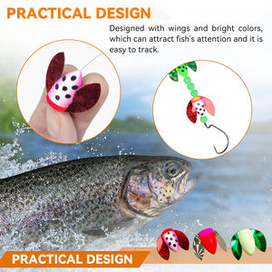 Haute qualité EPS mousse ailée dérive pêche Bobber ovale plate-forme rotative plate-forme flottante pour truite poisson-chat bouée - Product Image 3