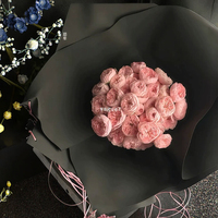 Buket Sabun Mawar Buatan Tangan 19 Mawar Artifisial Bentuk Hati Hadiah untuk Hari Valentine Hari Ibu Wisuda