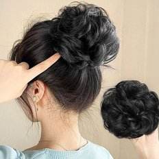 Parrucca nera di alta qualità accessorio per lo Styling dei capelli umani con fascia indossabile per capelli Parm (WFHX03K) - Product Image 1