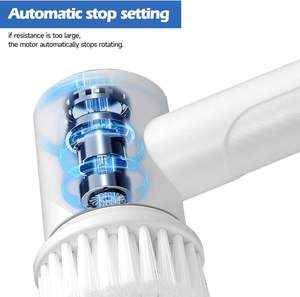 Cepillo de Limpieza Eléctrico de Fábrica, Cepillo Giratorio Personalizado para Cocina y Baño, Cepillo de Limpieza Inalámbrico Portátil Recargable - Product Image 2
