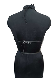 Versátil Medieval Inspirado Aluminio Cota de malla Sin mangas Halter Top Ligero Cómodo para varias ocasiones para el otoño - Product Image 5