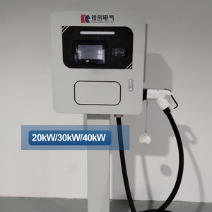 Station de recharge rapide murale DC 30 kW OCPP1.6J Niveau 3 pour véhicules, nouvelle pour usage domestique et public - Product Image 3