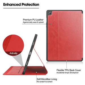Étui Folio en Cuir PU Antichoc pour Samsung <span class=keywords><strong>Galaxy</strong></span> <span class=keywords><strong>Tab</strong></span> A9 Plus 11 Pouces avec Support et Porte-Stylet – Vente en Gros - Product Image 4