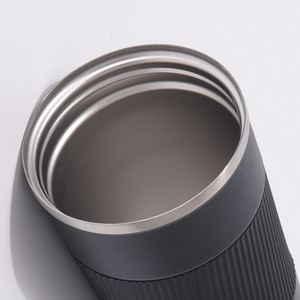 Stainless Steel Tumbler 12oz 17oz Insulated Travel Mug With Non Slip Sleeve For On The Go Use - Product Image 4